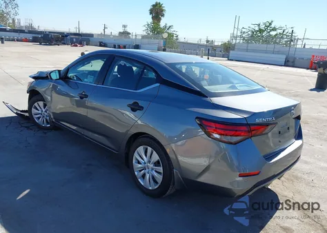 2025 Nissan Sentra S from USA, damaged, VIN 3N1AB8BV3SY238975